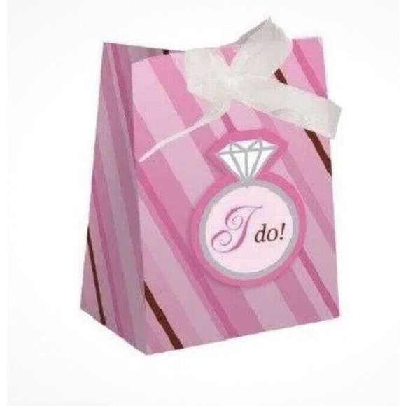 24 Bride to Be Dots Favor Bags Bridal Shower Wedding Decoration (2 x‎ 12) - Picture 1 of 3